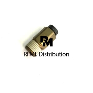 Raccordo diritto rapido Ø 4 maschio 1/8
