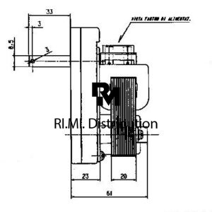 MR330 - 20 RPM 230V 16W