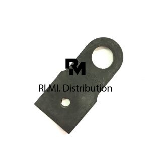 Porta pompa a staffa in gomma diritto